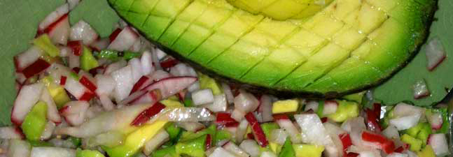 Radish Avocado Salad