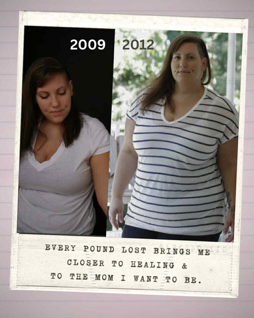 My weight change from college to after a bad relationship